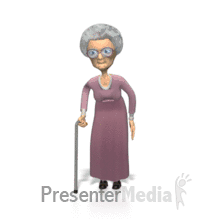 Animation Old Lady