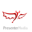 Evil Wings Tail Flying - PowerPoint Animation
