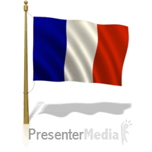French Flag Flying Powerpoint