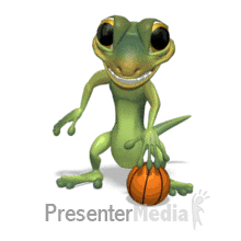 A Green Gecko