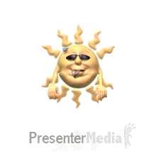Hot Cartoon Sun Powerpoint animation Hot Cartoon Sun Powerpoint animation