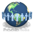Global Teamwork Holding Hands - PowerPoint Animation