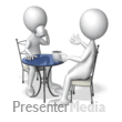 Stick Figure Coffee Table Talk - PowerPoint Animation