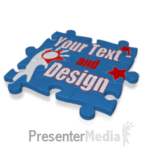 Showing Custom Piece Of The Puzzle Presentation clipart