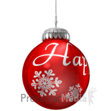 Custom Rotating Ornament Presentation clipart