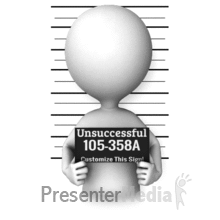 Figure Custom Mug Shot Presentation clipart