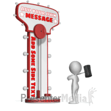 Test Your Strength Fail Presentation clipart
