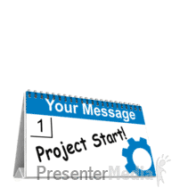 Custom Calendar Flip Presentation clipart