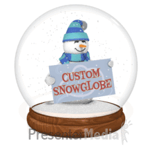 Snowglobe Custom Presentation clipart