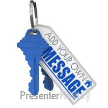 Keys With Custom Tag Presentation clipart
