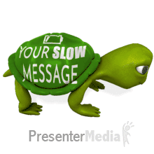 Slow Turtle Presentation clipart