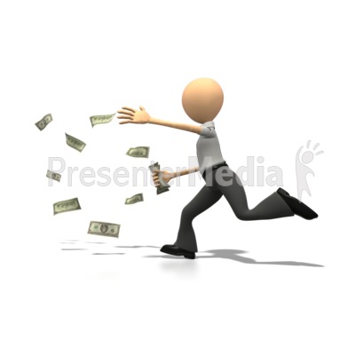 money clipart pictures. Money Chase