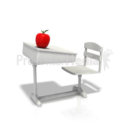 clip art school desk