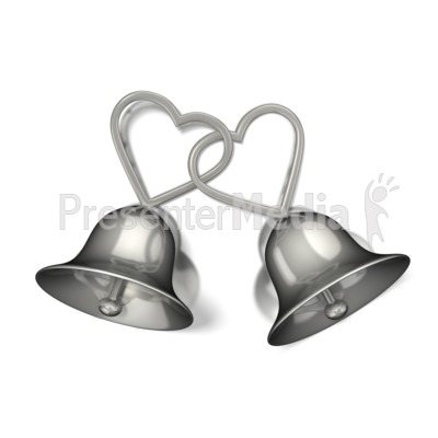 Wedding Bells on Wedding Heart Bells   Holiday Seasonal Events   Great Clipart For