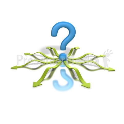 Question Direction Presentation clipart