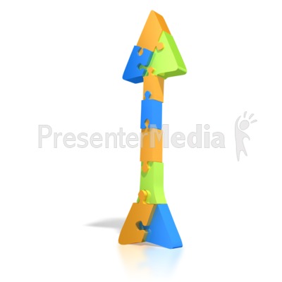 Puzzle Arrow Presentation clipart