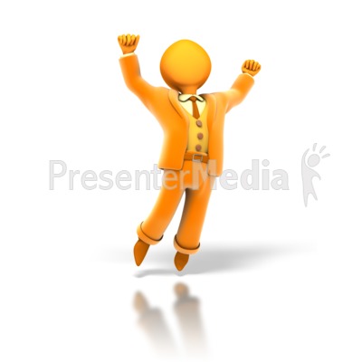 Business Cheer Presentation clipart