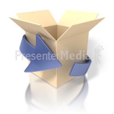 Outside The Box Presentation clipart