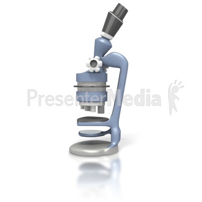 Blue Microscope Presentation clipart