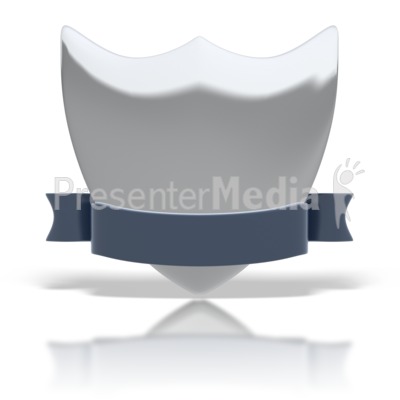 Shield And Banner Presentation clipart