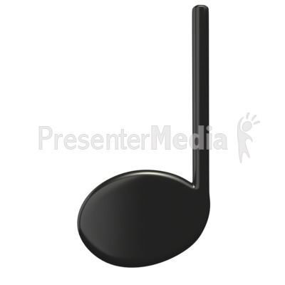 Music Quarter Note Presentation clipart
