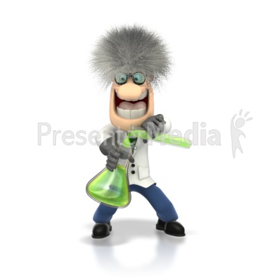 Mad Scientist Presentation clipart