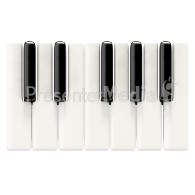 Piano Keys Basic Presentation clipart