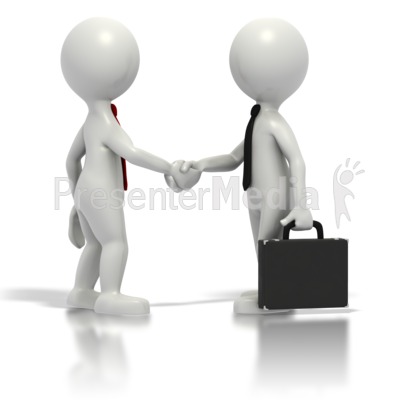 shaking hands clipart. Grey Stickmen Shake Hands