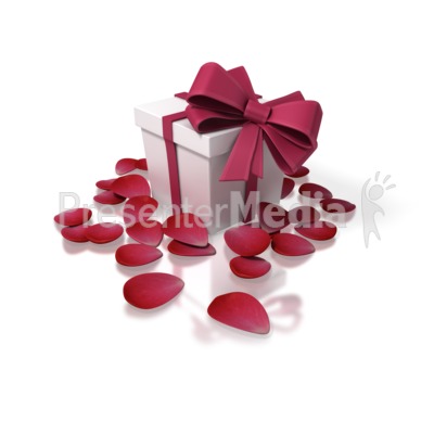 Valentines Day Present Presentation clipart