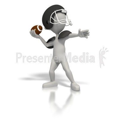 football clipart images. Quarterback Throw Football