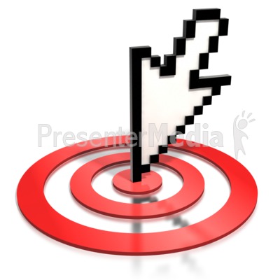 Pixelated Cursor Arrow On target logo with arrow. Pixelated Cursor Arrow On