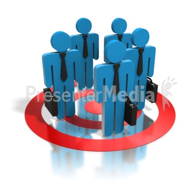 clip art people standing. Blue Business People Standing