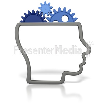 Gears for a Brain Presentation clipart