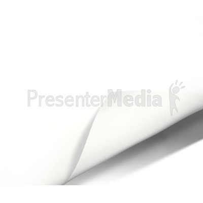 Peeled Note Paper Presentation clipart
