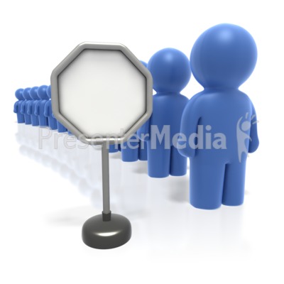 Long Line Wait Presentation clipart