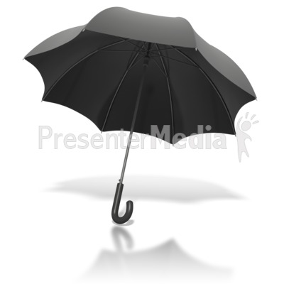 clip art umbrella. Angled PowerPoint Clip Art