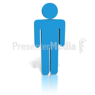 Man Standing Forward