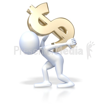 dollar sign clip art. Stick Figure Dollar On Back