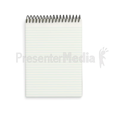 Notebook Pad Presentation clipart