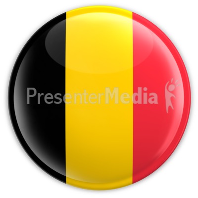 Badge of the Belgium Flag Presentation clipart