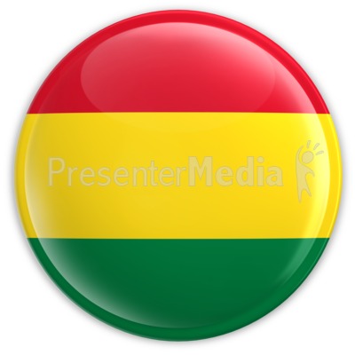Badge of the Bolivian Flag Presentation clipart