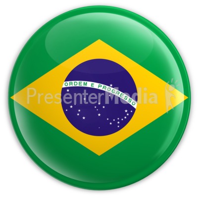 Badge of the Brazilian Flag Presentation clipart