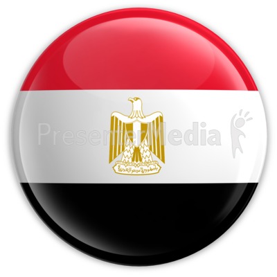 Badge of the Egyptian Flag Presentation clipart