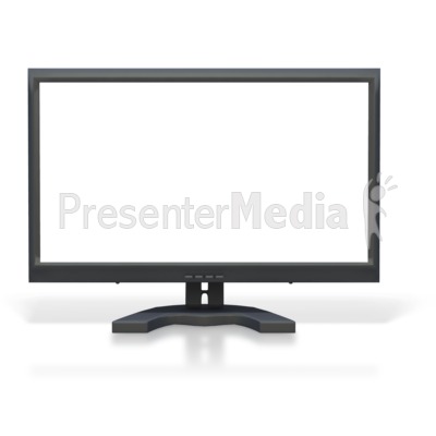 Computer Display Monitor on Computer Monitor Blank White Screen Science And Technology Great