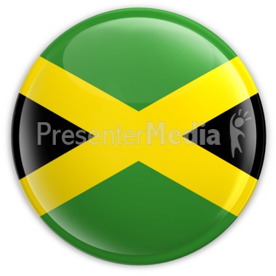 Badge of the Flag of Jamaica Presentation clipart