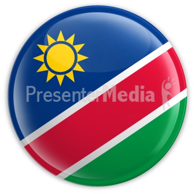 Badge of the Flag of Namibia Presentation clipart