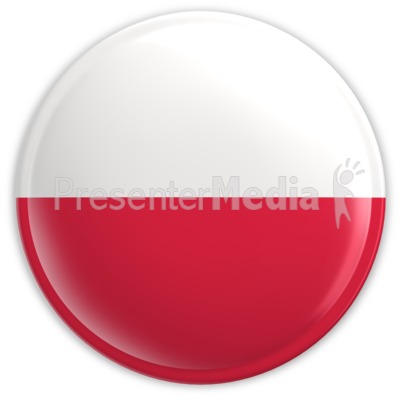Badge of the Flag of Poland Presentation clipart