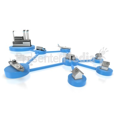 Shipping Distribution Presentation clipart