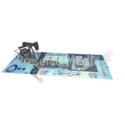 Oil Money Saudi Arabia Presentation clipart