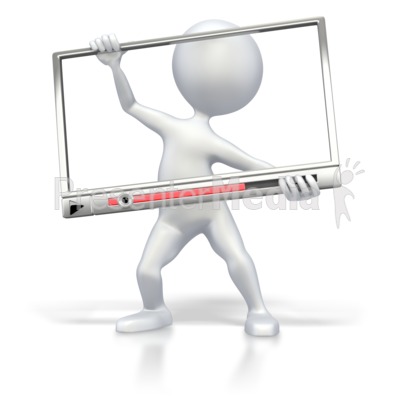 Inside Media Window Presentation clipart